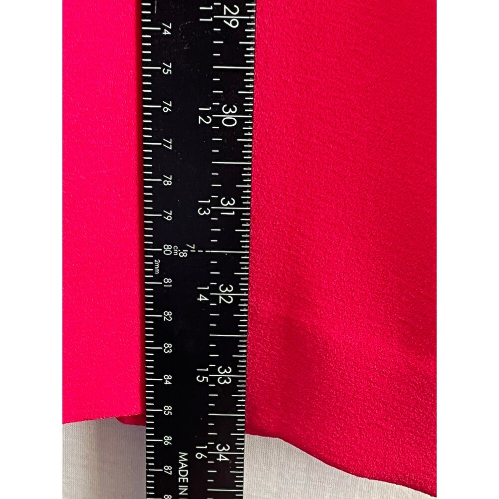 Vince Camuto Buckle halter crepe shift dress, fuchsia, size 0, NWT - Picture 9 of 13